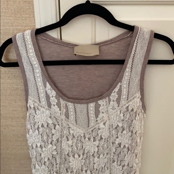 Anthropologie Bordeaux Tank Top - Picture 4 of 8